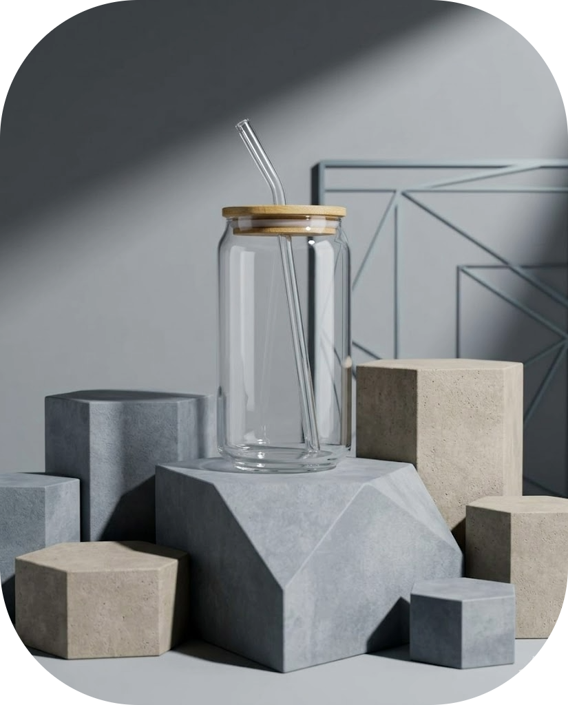 Premium Glass Iced Cup