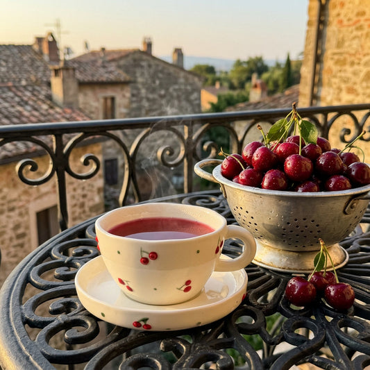 Fresh Cherry Teacup Set