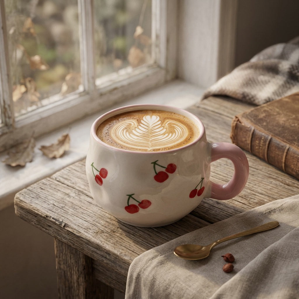 Cherry Ceramic Mug