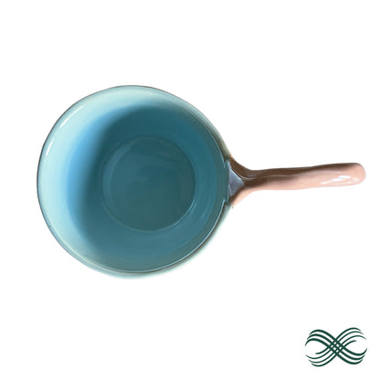 Metallic Wavy Baby Blue