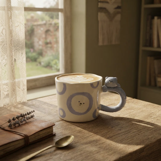 3D Blue Ring Bear Mug