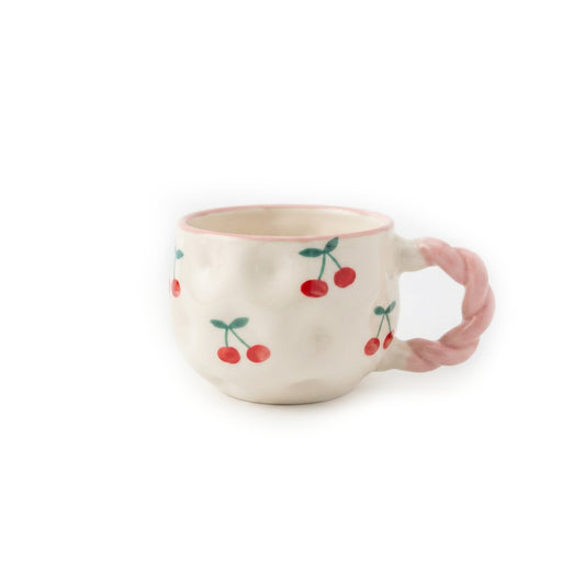 Cherry Twist Ceramic Mug
