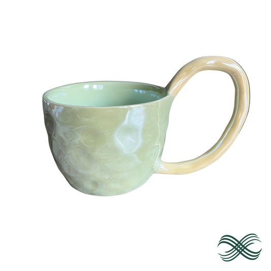 Metallic Wavy Light Green