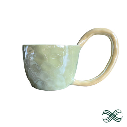 Metallic Wavy Light Green