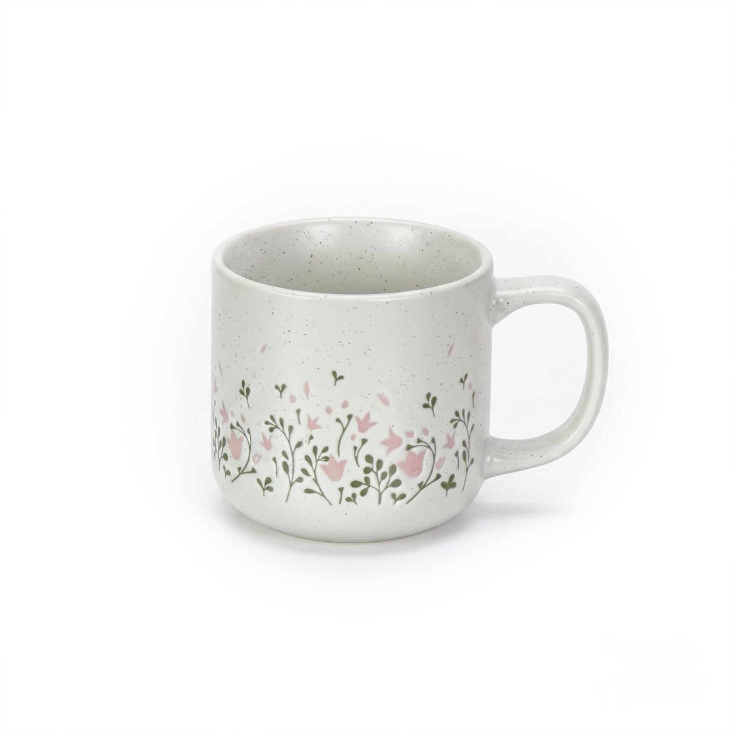 Serene Floral Porcelain Mug