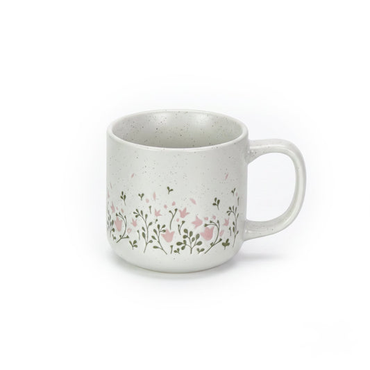 Serene Floral Porcelain Mug
