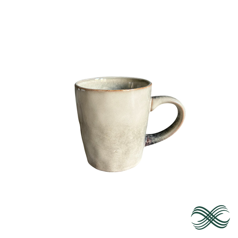 Beige Pottery Mug