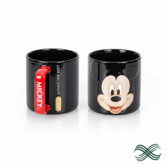Premium Black Mickey Mouse Mug