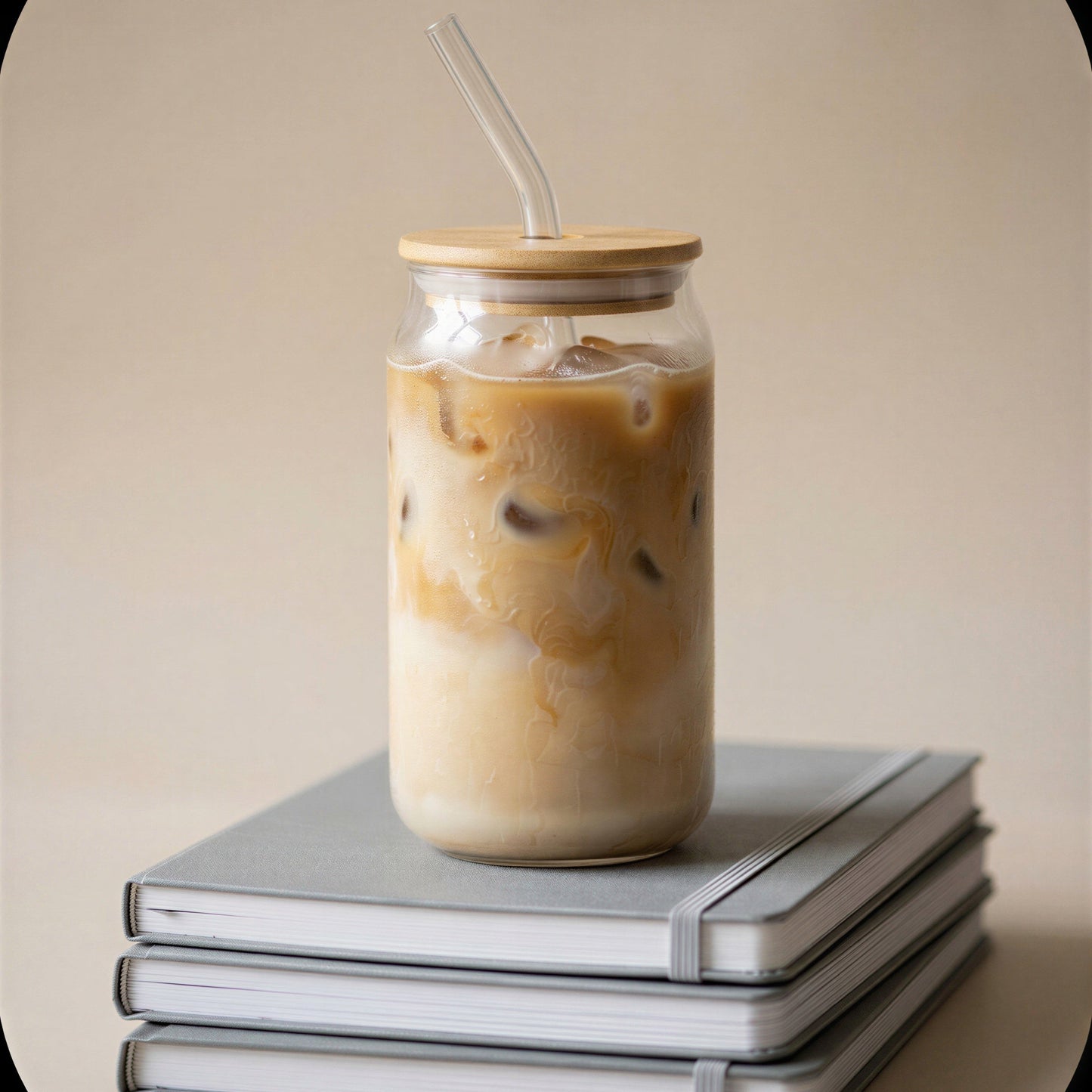 Premium Glass Iced Cup Bundle (Set of 4)