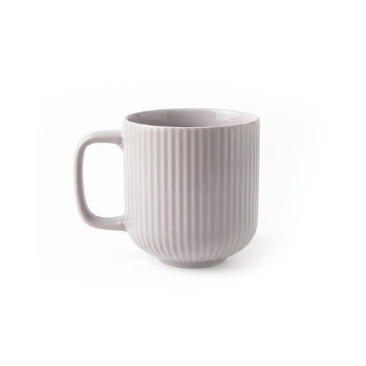 Fluted Ribbed Mug - Studio White Background Shot