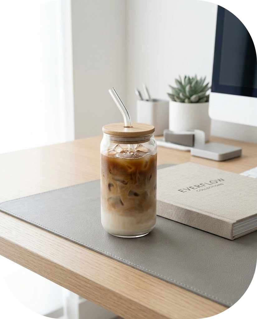 Premium Glass Iced Cup