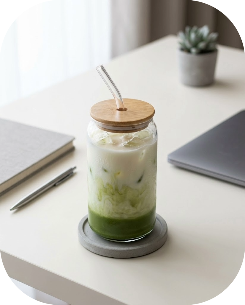 Premium Glass Iced Cup