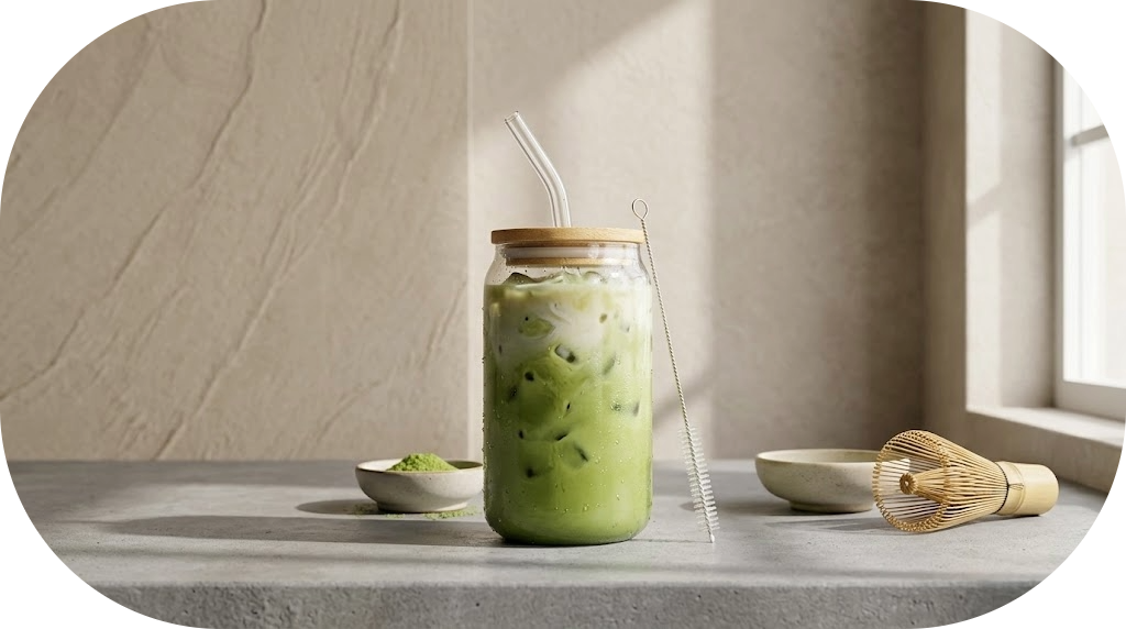 Premium Glass Iced Cup