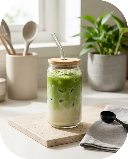 Premium Glass Iced Cup