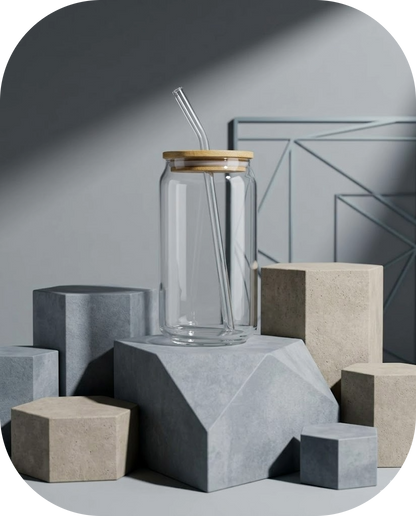 Premium Glass Iced Cup