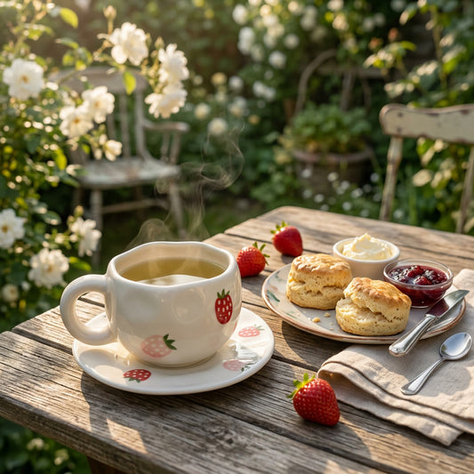Fresh Strawberry Teacup Set