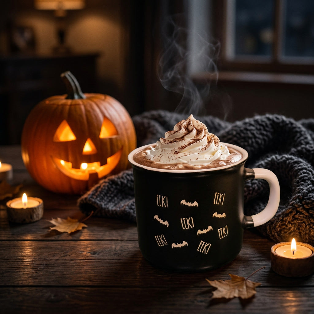 EEK!' Bats Halloween Mug