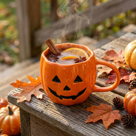 Jack-o'-Lantern Pumpkin Mug